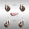 Service Caster 4 Inch 316SS High Temp Glass Filled Nylon 1/2 Inch Stem Caster Brakes SCC, 2PK SS316TS20S414-GFNSHT-121315-2-TLB-2 - alternate 4